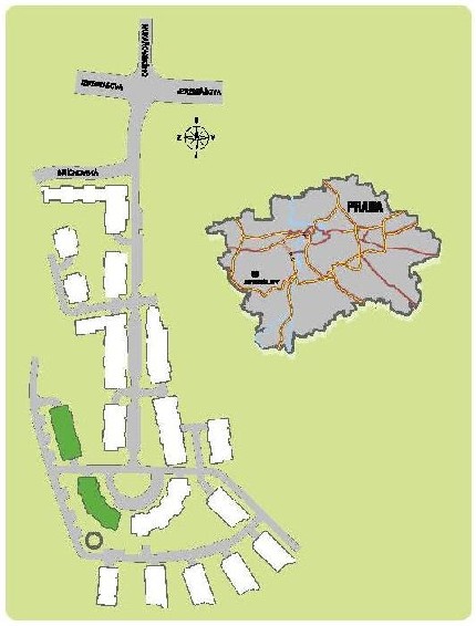 Местоположение проекта Dalejka (Резиденция Далейка)